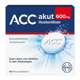 ACC akutt 600 brusetabletter, 40 stk
