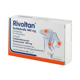 RIVOLTAN Teufels Claw 480 mg filmbelagte tabletter, 100 stk