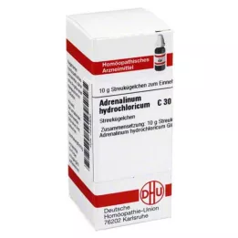 ADRENALINUM HYDROCHLORICUM C 30 Globuli, 10 g