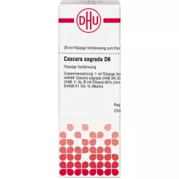 CASCARA SAGRADA D 6 fortynning, 20 ml