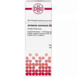 JUNIPERUS COMMUNIS D 8 fortynning, 20 ml
