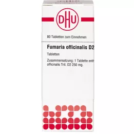 FUMARIA OFFICINALIS D 2 tabletter, 80 stk