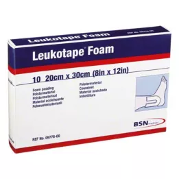 LEUKOTAPE Skum 20x30 cm, 10 stk