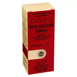 MUSCARSAN D 6 tabletter, 80 stk