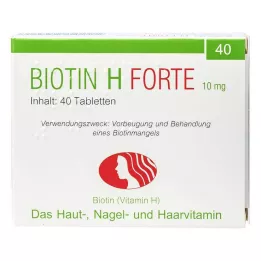 BIOTIN H forte tabletter, 40 stk