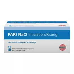 PARI Ampuller med NaCl inhalasjonsløsning, 60X2,5 ml