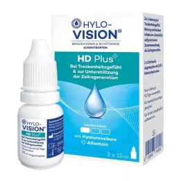 HYLO-VISION HD Pluss øyedråper, 2X15 ml