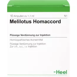 MELILOTUS HOMACCORD Ampoules, 10 stk