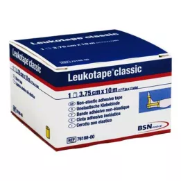 LEUKOTAPE Classic 3,75 cmx10 m gul, 1 stk