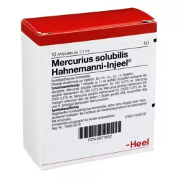MERCURIUS SOLUBILIS INJEEL Hahnemanni Ampoules, 10 stk