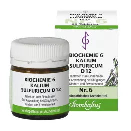 BIOCHEMIE 6 Kalium sulfuricum D 12 tabletter, 80 stk