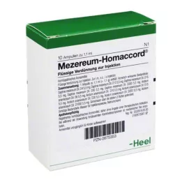 MEZEREUM HOMACCORD Ampoules, 10 stk