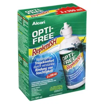 OPTI-FREE RepleniSH multifunksjonell desinfeksjonsløsning, 2X300 ml OPTI-FREE RepleniSH multifunksjonell desinfeksjonsløsning, 2X300 ml
