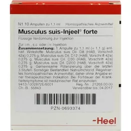 MUSCULUS SUIS Inneel Forte Ampoules, 10 stk
