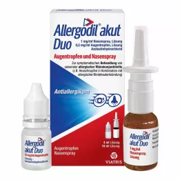 ALLERGODIL akutt Duo 4ml AT akutt/10ml NS akutt, 1 stk