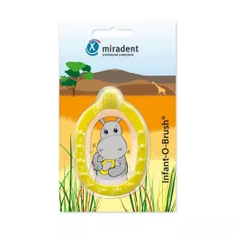 Miradent Kids Learning Tannbørste Spedbarn O pensel gul, 1 stk