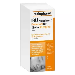 IBU-RATIOPHARM Febersirup for barn 20 mg/ml, 100 ml