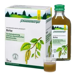 Bjørkesaft Schoenenberger, 3X200 ml