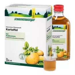 KARTOFFELSAFT Schoenenberger medisinsk plantejuice, 3X200 ml