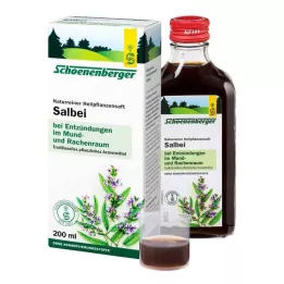 SALBEI SAFT Schoenenberger medisinsk plantejuice, 200 ml