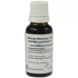 NATRIUM MURIATICUM D 12 fortynning, 20 ml