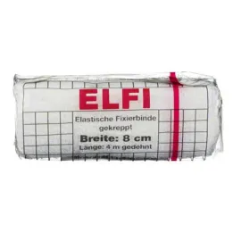 Dracoelfi elastisk festebandasje 8cmx4m kreppet cello, 1 stk