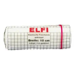 Dracoelfi elastisk festebandasje 10cmx4m kreppet cello, 1 stk