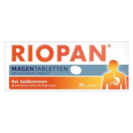 RIOPAN Magetabletter Tyggetabletter, 20 stk