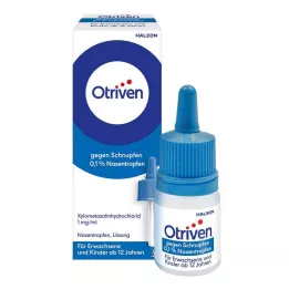 OTRIVEN 0,1 % nesedråper for voksne og skolebarn, 10 ml