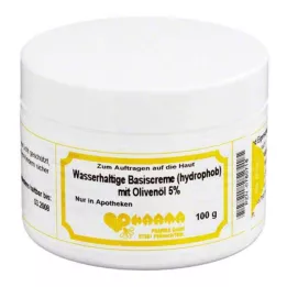 WASSERHALTIGE Grunnleggende krem hydrofob M.5% olivenolje, 100 g