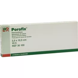 Porofix Klær patch 2.5x12.5 cm, 10 stk
