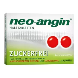NEO-ANGIN Halspastiller sukkerfri, 24 stk