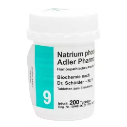 BIOCHEMIE Adler 9 natriumfosforicum D 6 tabl., 200 stk