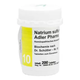 BIOCHEMIE Adler 10 Sodium Sulfuricum D 6 tabl., 200 stk