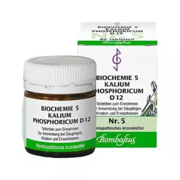BIOCHEMIE 5 Kalium phosphoricum D 12 tabletter, 80 stk