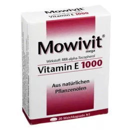 MOWIVIT Vitamin E 1000 kapsler, 20 stk