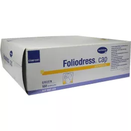 FOLIODRESS Cap Comfort Universal Grün OP-Hauben, 100 stk