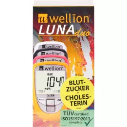 WELLION Lunaduo BZ-Messef.set Mg/DL Schwarz, 1 stk