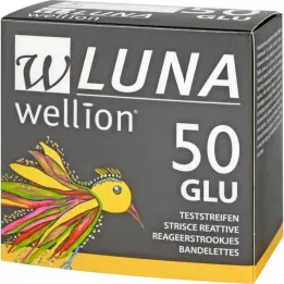 WELLION LUNA Blodsukkerprøvestrimler, 50 stk