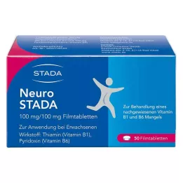 NEURO STADA Filmdrasjerte tabletter, 50 stk