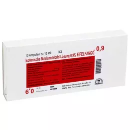ISOTONISCHE NaCl-løsning 0,9 % Eifelfango Inj.-Lsg., 10X10 ml