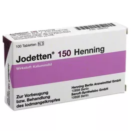 JODETTEN 150 Henning-tabletter, 100 stk