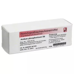 ACIDUM PHOSPHORICUM D 6 Globuli, 10 g