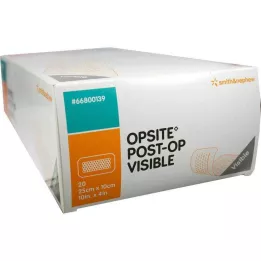 OPSITE Stolpe-OP Synlig 10x25 cm bandasje, 20 stk