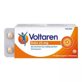 VOLTAREN Dolo 25 mg drasjerte tabletter, 10 stk