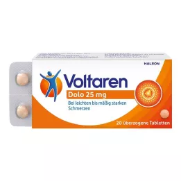 VOLTAREN Dolo 25 mg dekket tabletter, 20 stk