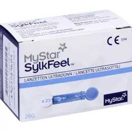 MYSTAR Sylkfeel Lanzetten 28 G, 25 stk