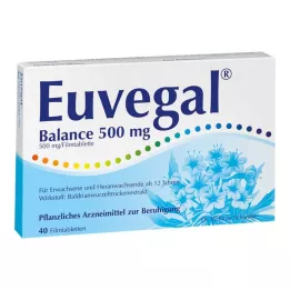 EUVEGAL Balanse 500 mg filmdrasjerte tabletter, 40 stk