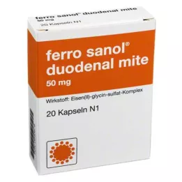 FERRO SANOL duodenal midd 50 mg mage-resistent tablett, 20 stk