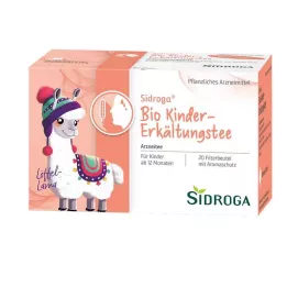 SIDROGA Økologiske kald tefilterposer for barn, 20X1,5 g